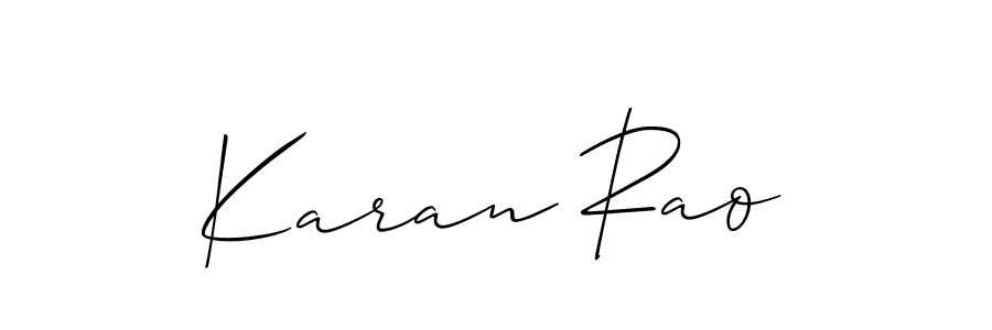 Make a beautiful signature design for name Karan Rao. Use this online signature maker to create a handwritten signature for free. Karan Rao signature style 2 images and pictures png