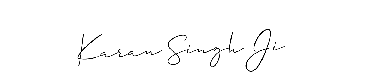 How to Draw Karan Singh Ji signature style? Allison_Script is a latest design signature styles for name Karan Singh Ji. Karan Singh Ji signature style 2 images and pictures png