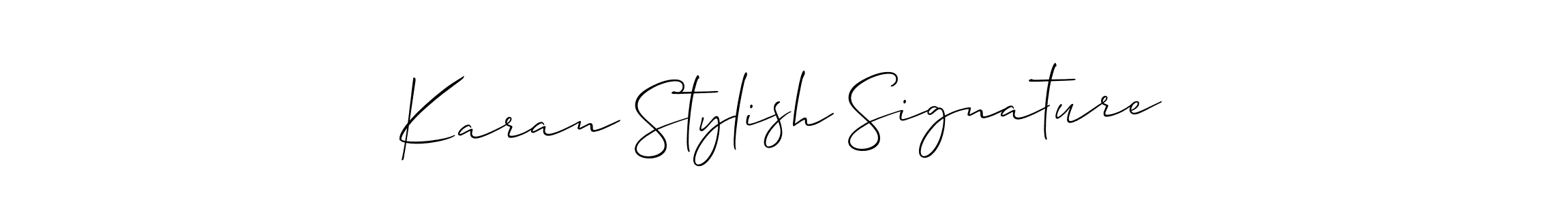 Karan Stylish Signature stylish signature style. Best Handwritten Sign (Allison_Script) for my name. Handwritten Signature Collection Ideas for my name Karan Stylish Signature. Karan Stylish Signature signature style 2 images and pictures png