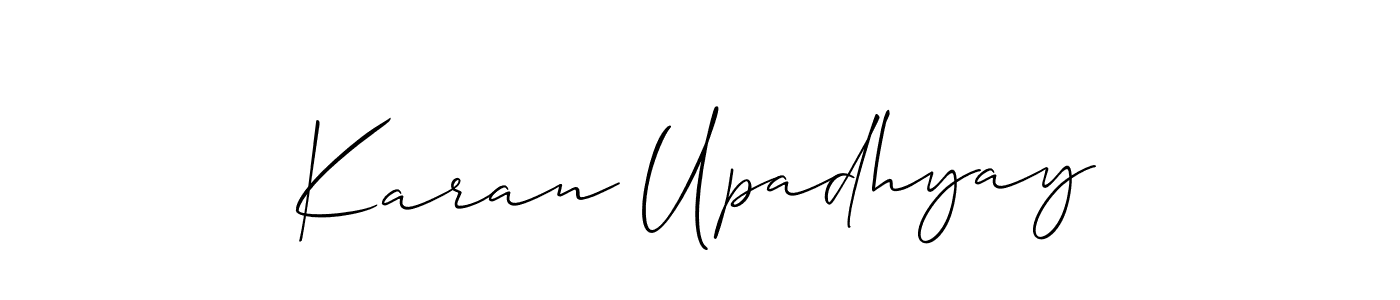 Make a beautiful signature design for name Karan Upadhyay. Use this online signature maker to create a handwritten signature for free. Karan Upadhyay signature style 2 images and pictures png