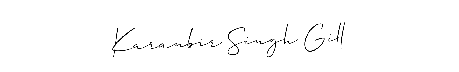 Make a beautiful signature design for name Karanbir Singh Gill. Use this online signature maker to create a handwritten signature for free. Karanbir Singh Gill signature style 2 images and pictures png