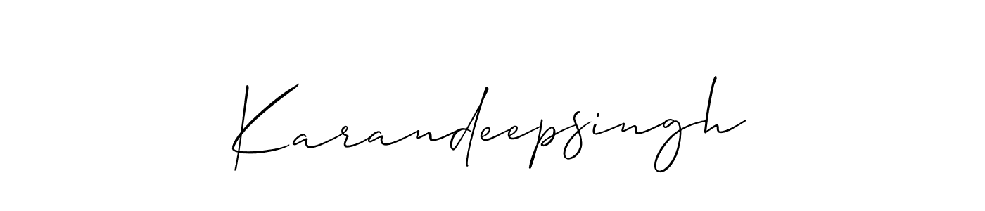 Similarly Allison_Script is the best handwritten signature design. Signature creator online .You can use it as an online autograph creator for name Karandeepsingh. Karandeepsingh signature style 2 images and pictures png