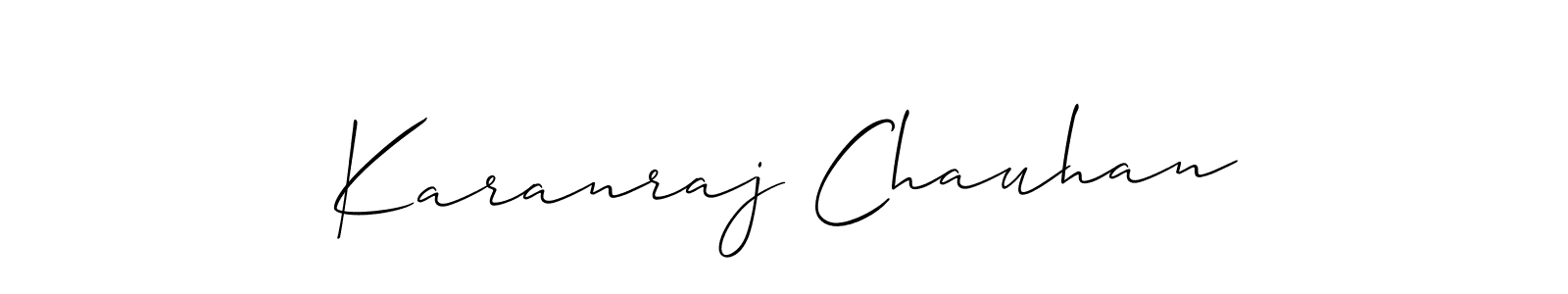 Best and Professional Signature Style for Karanraj Chauhan. Allison_Script Best Signature Style Collection. Karanraj Chauhan signature style 2 images and pictures png