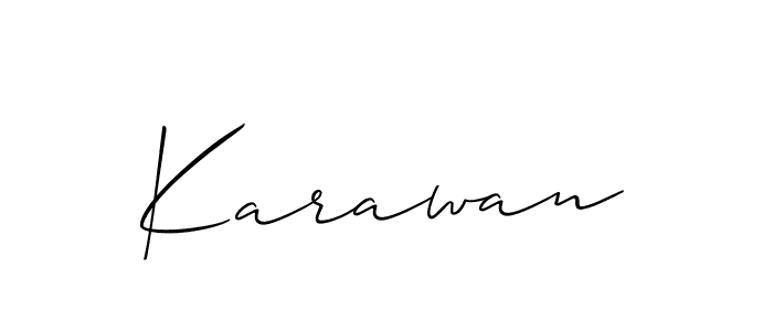 Once you've used our free online signature maker to create your best signature Allison_Script style, it's time to enjoy all of the benefits that Karawan name signing documents. Karawan signature style 2 images and pictures png