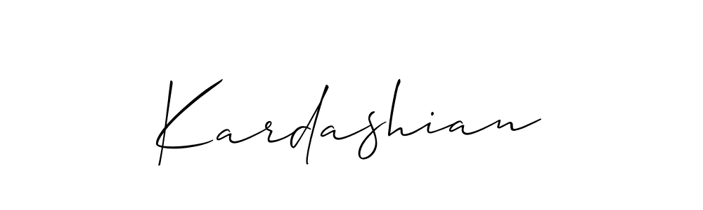 Also You can easily find your signature by using the search form. We will create Kardashian name handwritten signature images for you free of cost using Allison_Script sign style. Kardashian signature style 2 images and pictures png