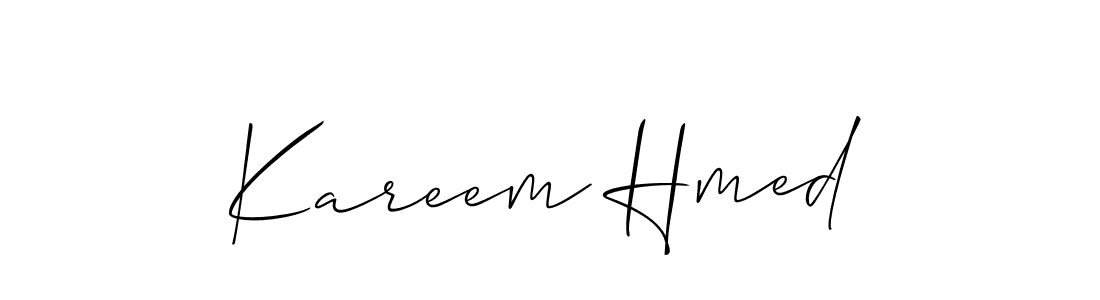 Also You can easily find your signature by using the search form. We will create Kareem Hmed name handwritten signature images for you free of cost using Allison_Script sign style. Kareem Hmed signature style 2 images and pictures png