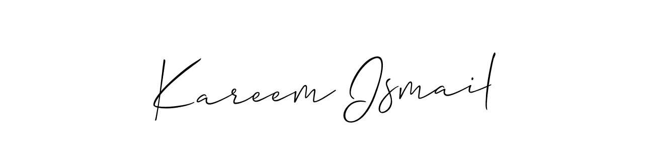 Best and Professional Signature Style for Kareem Ismail. Allison_Script Best Signature Style Collection. Kareem Ismail signature style 2 images and pictures png