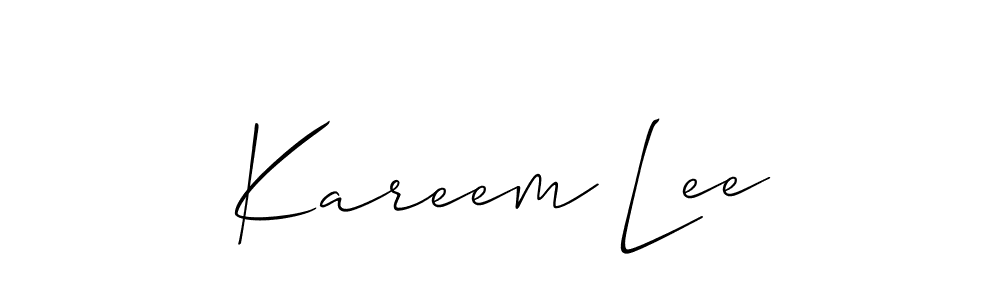 Similarly Allison_Script is the best handwritten signature design. Signature creator online .You can use it as an online autograph creator for name Kareem Lee. Kareem Lee signature style 2 images and pictures png