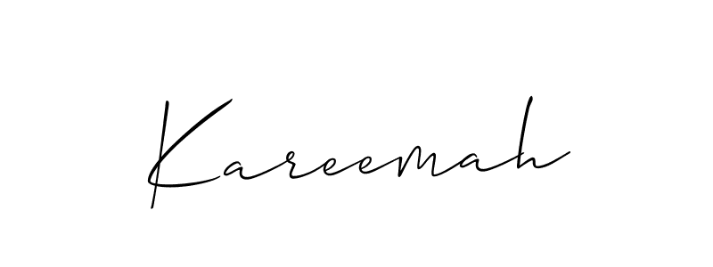 This is the best signature style for the Kareemah name. Also you like these signature font (Allison_Script). Mix name signature. Kareemah signature style 2 images and pictures png