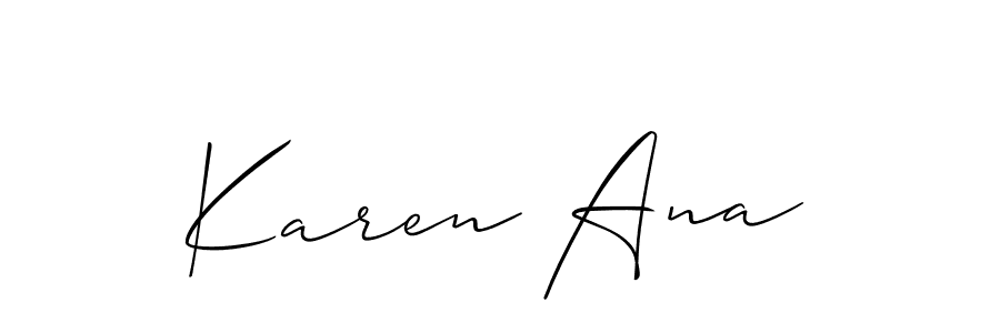 Make a beautiful signature design for name Karen Ana. Use this online signature maker to create a handwritten signature for free. Karen Ana signature style 2 images and pictures png