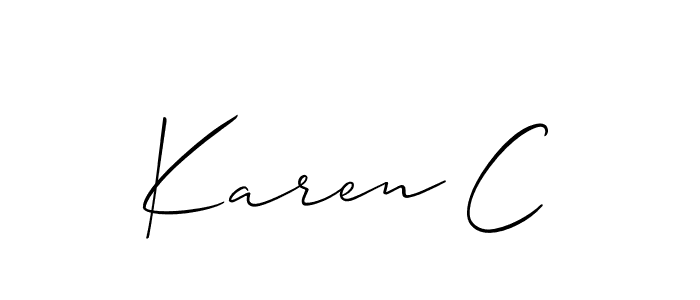 Here are the top 10 professional signature styles for the name Karen C. These are the best autograph styles you can use for your name. Karen C signature style 2 images and pictures png