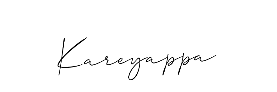 How to make Kareyappa name signature. Use Allison_Script style for creating short signs online. This is the latest handwritten sign. Kareyappa signature style 2 images and pictures png