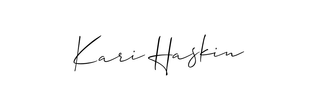 Check out images of Autograph of Kari Haskin name. Actor Kari Haskin Signature Style. Allison_Script is a professional sign style online. Kari Haskin signature style 2 images and pictures png