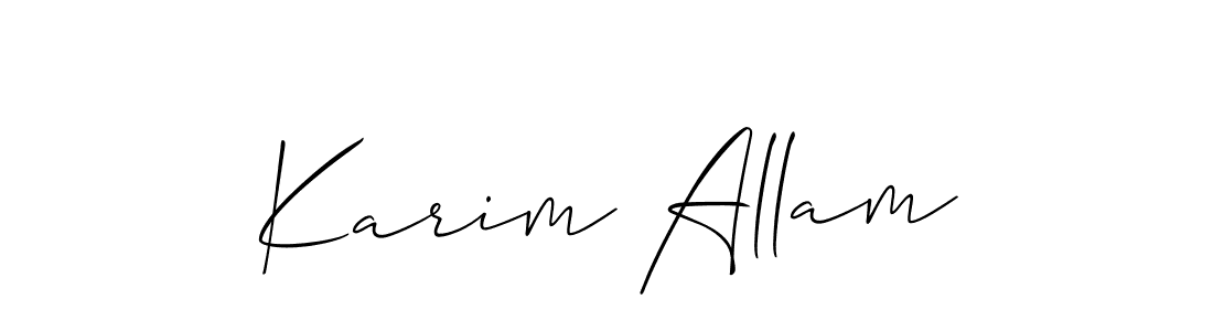 Best and Professional Signature Style for Karim Allam. Allison_Script Best Signature Style Collection. Karim Allam signature style 2 images and pictures png