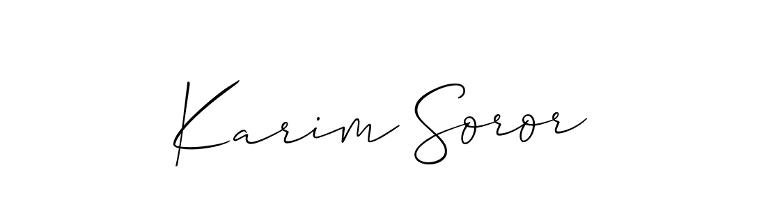 Make a beautiful signature design for name Karim Soror. Use this online signature maker to create a handwritten signature for free. Karim Soror signature style 2 images and pictures png