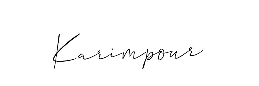 You can use this online signature creator to create a handwritten signature for the name Karimpour. This is the best online autograph maker. Karimpour signature style 2 images and pictures png