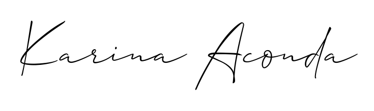 If you are searching for the best signature style for your name Karina Aconda, here we have designed multiple signature styles using Allison_Script. Karina Aconda signature style 2 images and pictures png
