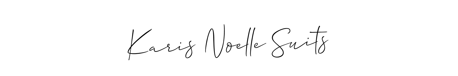 Best and Professional Signature Style for Karis Noelle Suits. Allison_Script Best Signature Style Collection. Karis Noelle Suits signature style 2 images and pictures png