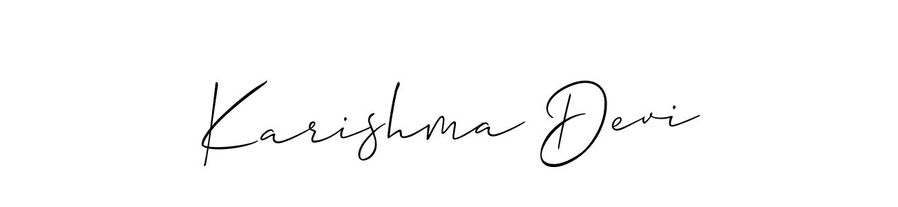 Once you've used our free online signature maker to create your best signature Allison_Script style, it's time to enjoy all of the benefits that Karishma Devi name signing documents. Karishma Devi signature style 2 images and pictures png