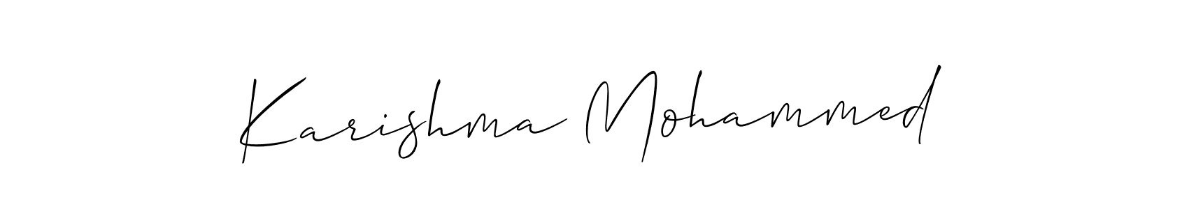 You can use this online signature creator to create a handwritten signature for the name Karishma Mohammed. This is the best online autograph maker. Karishma Mohammed signature style 2 images and pictures png