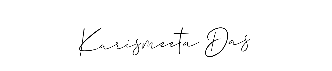 This is the best signature style for the Karismeeta Das name. Also you like these signature font (Allison_Script). Mix name signature. Karismeeta Das signature style 2 images and pictures png