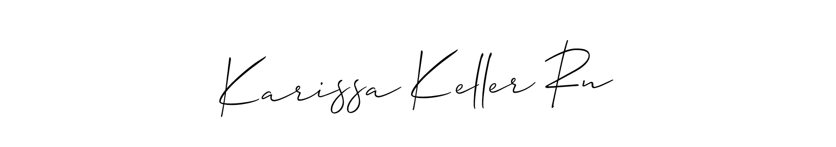 Similarly Allison_Script is the best handwritten signature design. Signature creator online .You can use it as an online autograph creator for name Karissa Keller Rn. Karissa Keller Rn signature style 2 images and pictures png