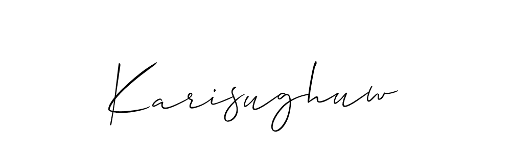 Karisughuw stylish signature style. Best Handwritten Sign (Allison_Script) for my name. Handwritten Signature Collection Ideas for my name Karisughuw. Karisughuw signature style 2 images and pictures png