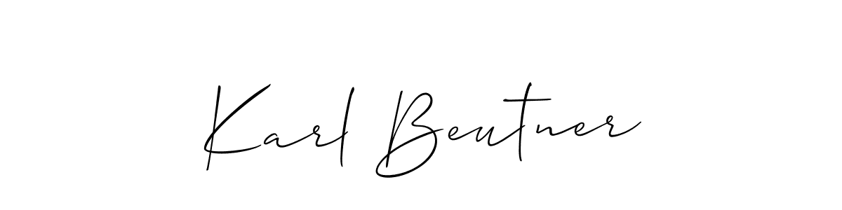 How to Draw Karl Beutner signature style? Allison_Script is a latest design signature styles for name Karl Beutner. Karl Beutner signature style 2 images and pictures png
