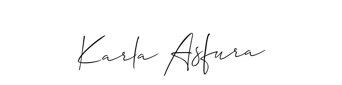 Make a beautiful signature design for name Karla Asfura. Use this online signature maker to create a handwritten signature for free. Karla Asfura signature style 2 images and pictures png