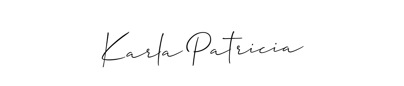 Make a beautiful signature design for name Karla Patricia. Use this online signature maker to create a handwritten signature for free. Karla Patricia signature style 2 images and pictures png