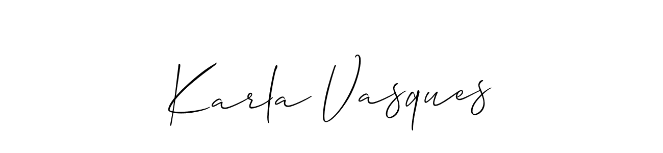 You can use this online signature creator to create a handwritten signature for the name Karla Vasques. This is the best online autograph maker. Karla Vasques signature style 2 images and pictures png
