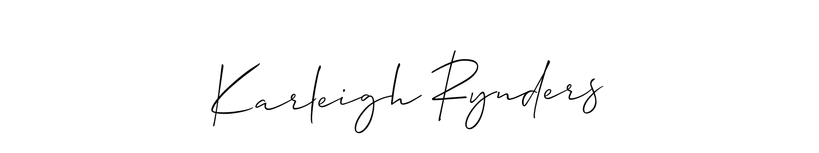 This is the best signature style for the Karleigh Rynders name. Also you like these signature font (Allison_Script). Mix name signature. Karleigh Rynders signature style 2 images and pictures png