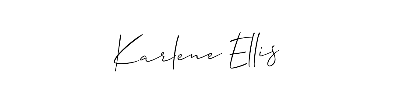 You can use this online signature creator to create a handwritten signature for the name Karlene Ellis. This is the best online autograph maker. Karlene Ellis signature style 2 images and pictures png