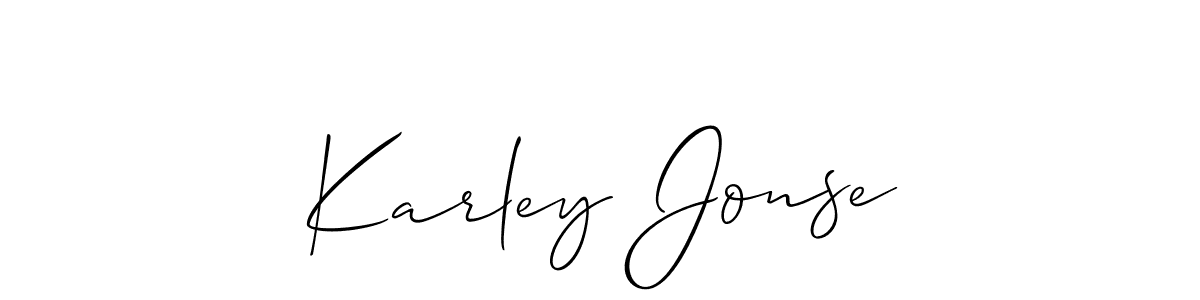 This is the best signature style for the Karley Jonse name. Also you like these signature font (Allison_Script). Mix name signature. Karley Jonse signature style 2 images and pictures png