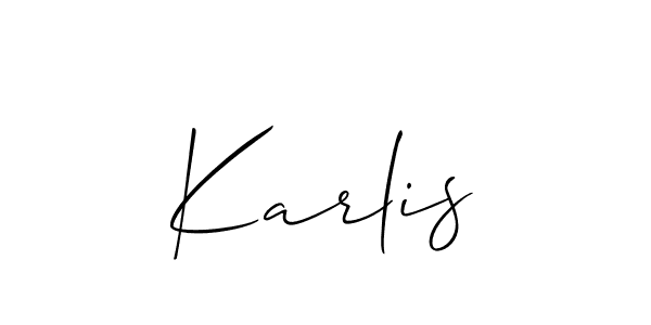 You can use this online signature creator to create a handwritten signature for the name Karlis. This is the best online autograph maker. Karlis signature style 2 images and pictures png