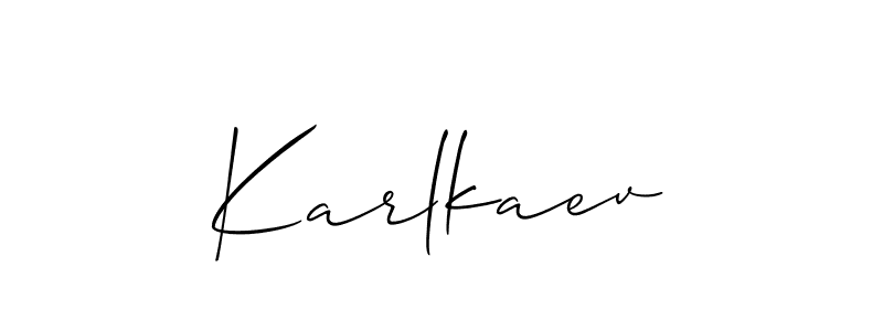 Check out images of Autograph of Karlkaev name. Actor Karlkaev Signature Style. Allison_Script is a professional sign style online. Karlkaev signature style 2 images and pictures png