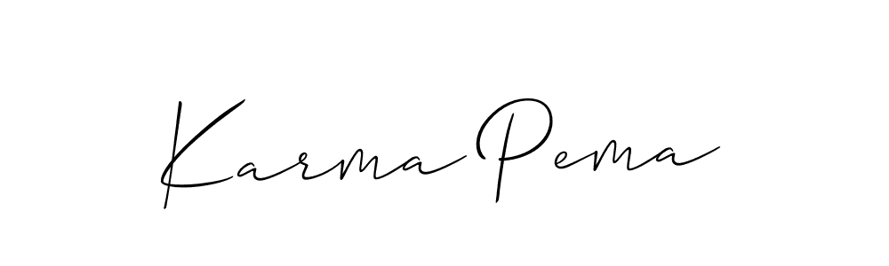 You can use this online signature creator to create a handwritten signature for the name Karma Pema. This is the best online autograph maker. Karma Pema signature style 2 images and pictures png