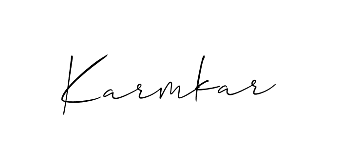 Once you've used our free online signature maker to create your best signature Allison_Script style, it's time to enjoy all of the benefits that Karmkar name signing documents. Karmkar signature style 2 images and pictures png