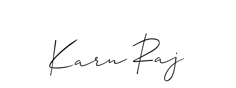 Once you've used our free online signature maker to create your best signature Allison_Script style, it's time to enjoy all of the benefits that Karn Raj name signing documents. Karn Raj signature style 2 images and pictures png