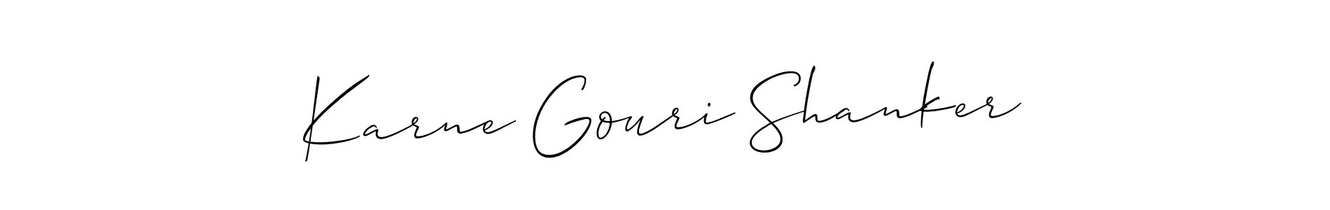 Best and Professional Signature Style for Karne Gouri Shanker. Allison_Script Best Signature Style Collection. Karne Gouri Shanker signature style 2 images and pictures png