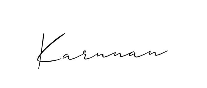 Also You can easily find your signature by using the search form. We will create Karnnan name handwritten signature images for you free of cost using Allison_Script sign style. Karnnan signature style 2 images and pictures png