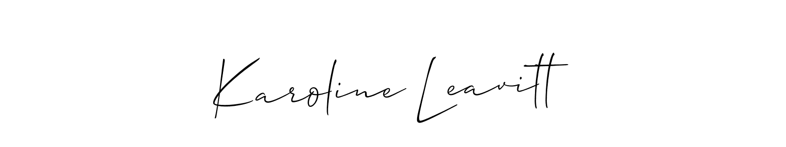 Make a beautiful signature design for name Karoline Leavitt. Use this online signature maker to create a handwritten signature for free. Karoline Leavitt signature style 2 images and pictures png