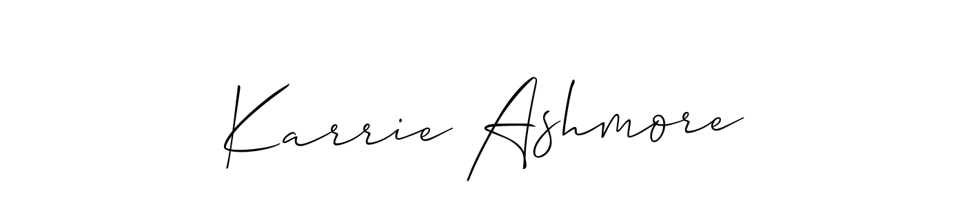 Here are the top 10 professional signature styles for the name Karrie Ashmore. These are the best autograph styles you can use for your name. Karrie Ashmore signature style 2 images and pictures png