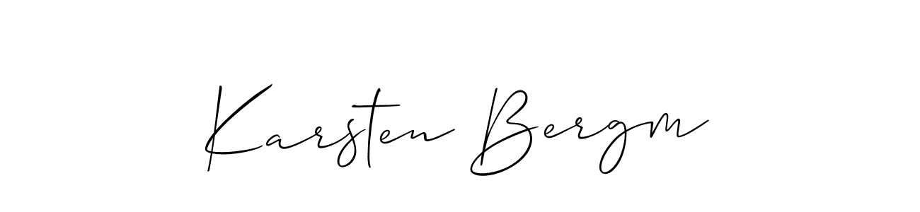 You can use this online signature creator to create a handwritten signature for the name Karsten Bergm. This is the best online autograph maker. Karsten Bergm signature style 2 images and pictures png