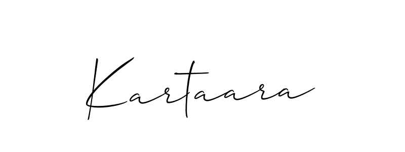 Also You can easily find your signature by using the search form. We will create Kartaara name handwritten signature images for you free of cost using Allison_Script sign style. Kartaara signature style 2 images and pictures png