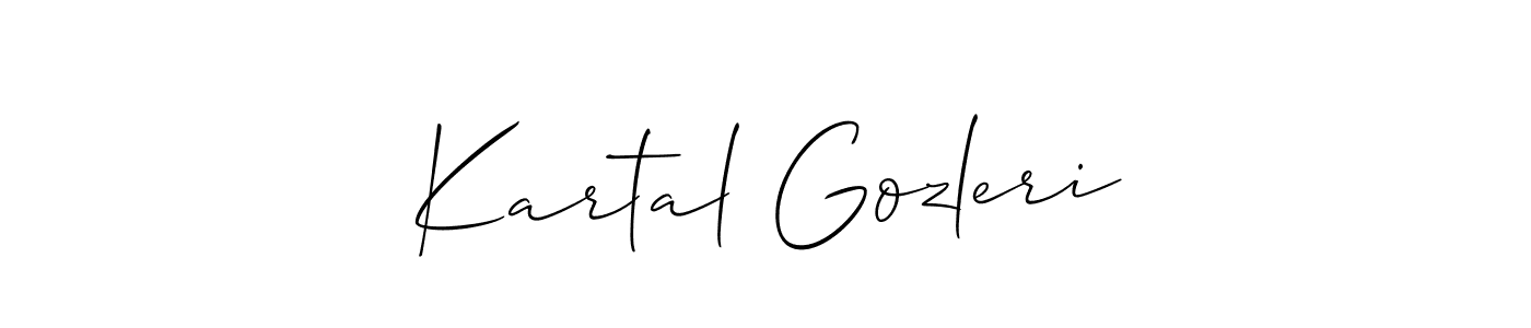 Kartal Gozleri stylish signature style. Best Handwritten Sign (Allison_Script) for my name. Handwritten Signature Collection Ideas for my name Kartal Gozleri. Kartal Gozleri signature style 2 images and pictures png