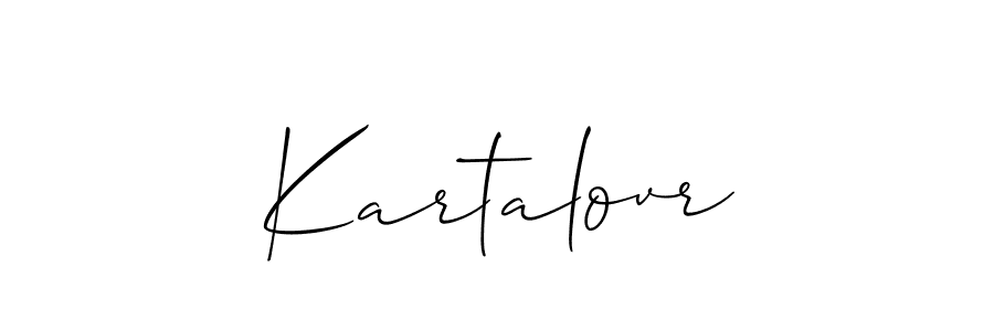 Also You can easily find your signature by using the search form. We will create Kartalovr name handwritten signature images for you free of cost using Allison_Script sign style. Kartalovr signature style 2 images and pictures png