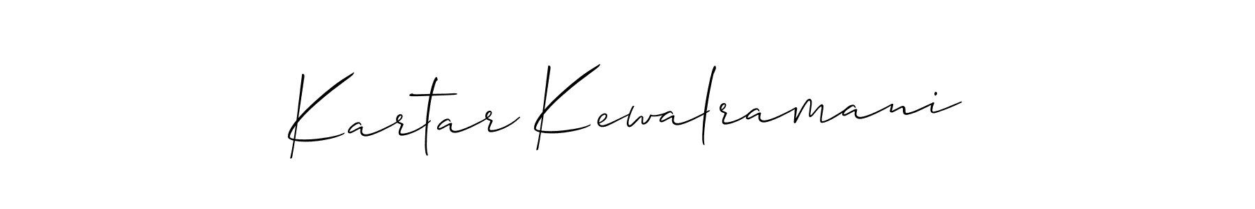 Best and Professional Signature Style for Kartar Kewalramani. Allison_Script Best Signature Style Collection. Kartar Kewalramani signature style 2 images and pictures png