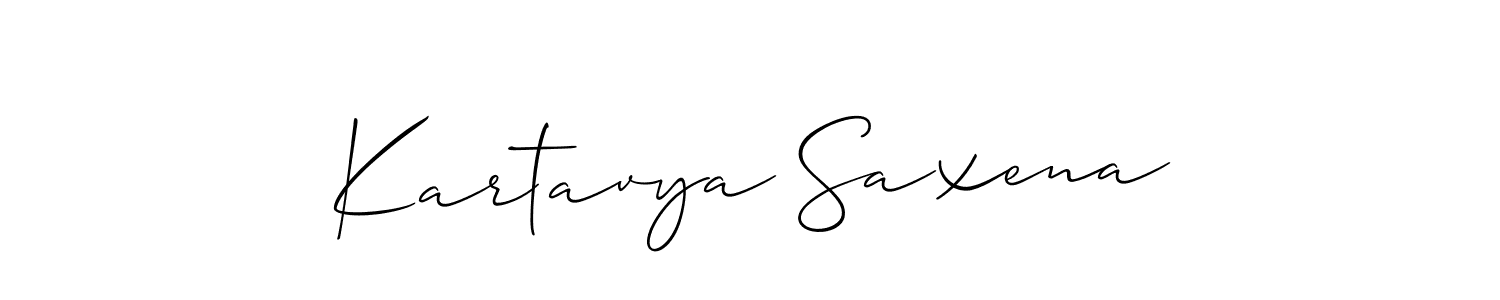 Similarly Allison_Script is the best handwritten signature design. Signature creator online .You can use it as an online autograph creator for name Kartavya Saxena. Kartavya Saxena signature style 2 images and pictures png