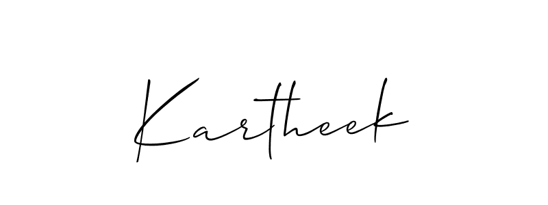 Best and Professional Signature Style for Kartheek. Allison_Script Best Signature Style Collection. Kartheek signature style 2 images and pictures png